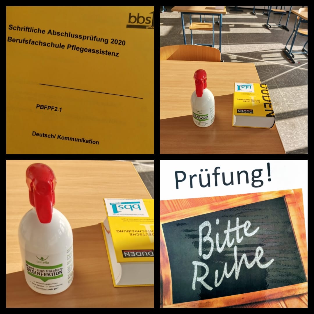 Viel Erfolg für die Prüfungen in den Bildungsgängen der Pflege